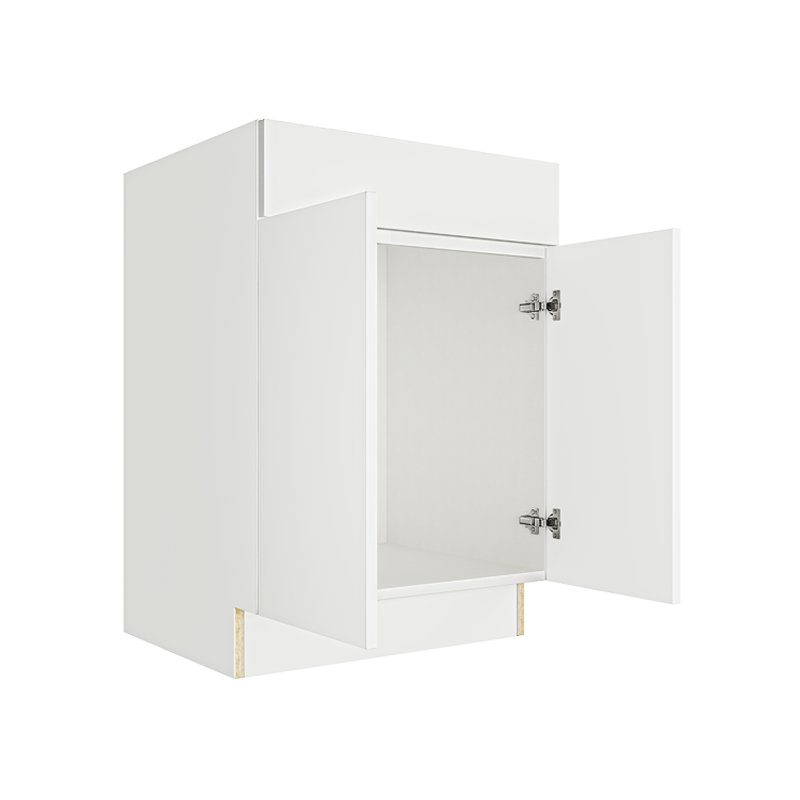 Matte White Vanity Sink Base Cabinet VSB24