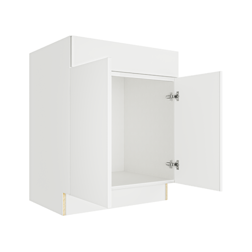 Matte White Vanity Sink Base Cabinet VSB27