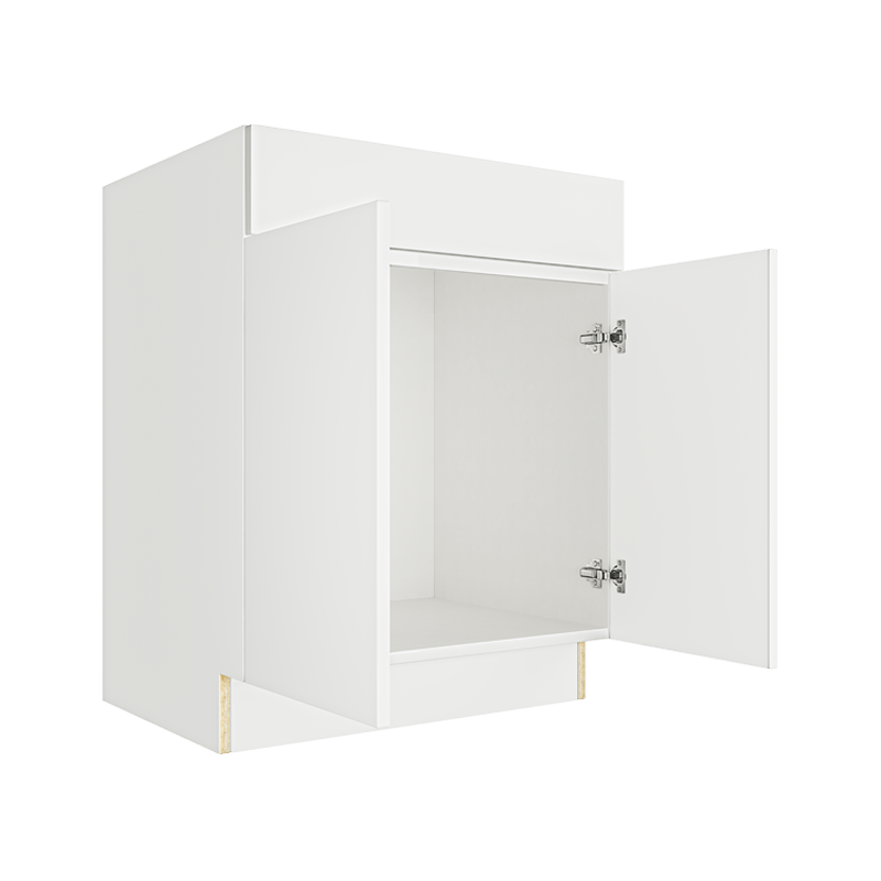 Matte White Vanity Sink Base Cabinet VSB27