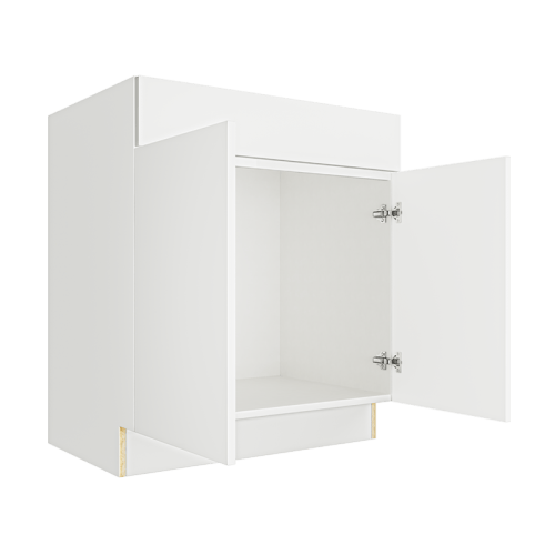 Matte White Vanity Sink Base Cabinet VSB30