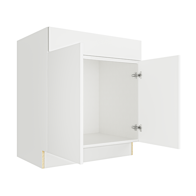 Matte White Vanity Sink Base Cabinet VSB30