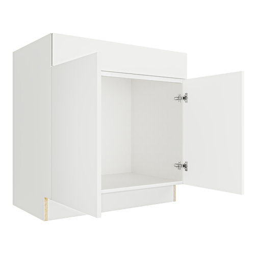 Matte White Vanity Sink Base Cabinet VSB33