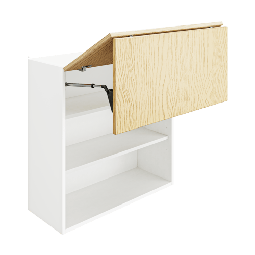 OAK Wall Bi-Folding Cabinet WBF3030