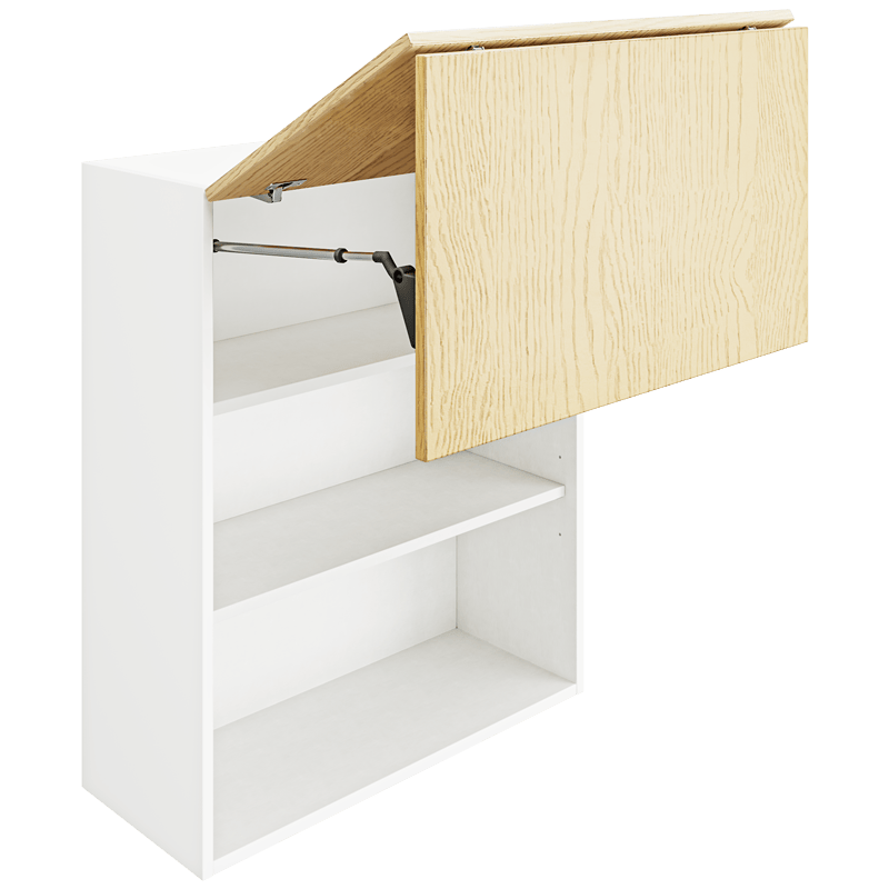 OAK Wall Bi-Folding Cabinet WBF3036