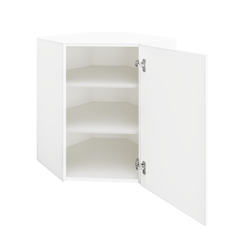 Matte White Wall Diagonal Cabinet WDC2430