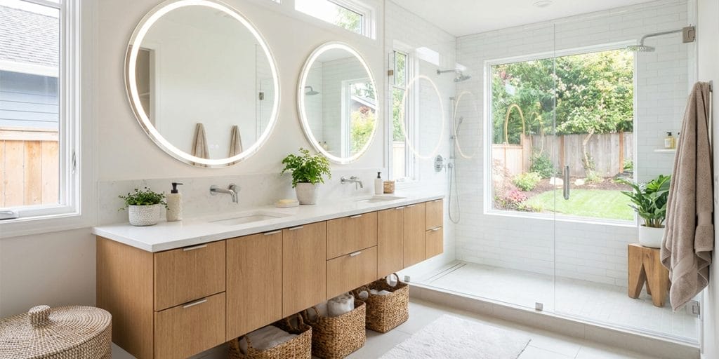 bright bathroom natural light