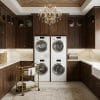 high end laundry room villa