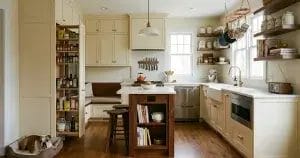 Upgraded Small Kitchen with High Storage Utilization