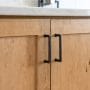 Alder Wood Kitchen Cabinet
