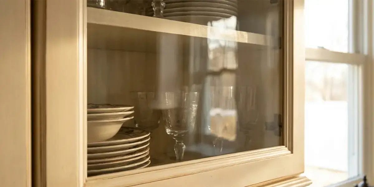 Cabinet with Glassware