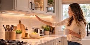 Kitchen Cabinet Sensor Lights