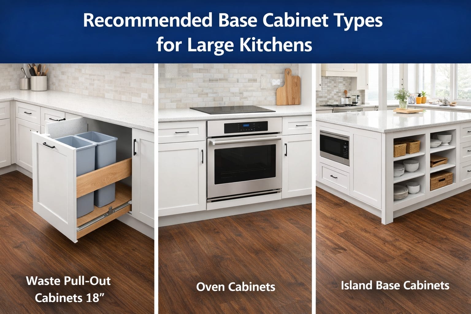 Cabinet - Large kitchen cabinets 1 Recommended-Base-Cabinet-Types-Large Kitchen