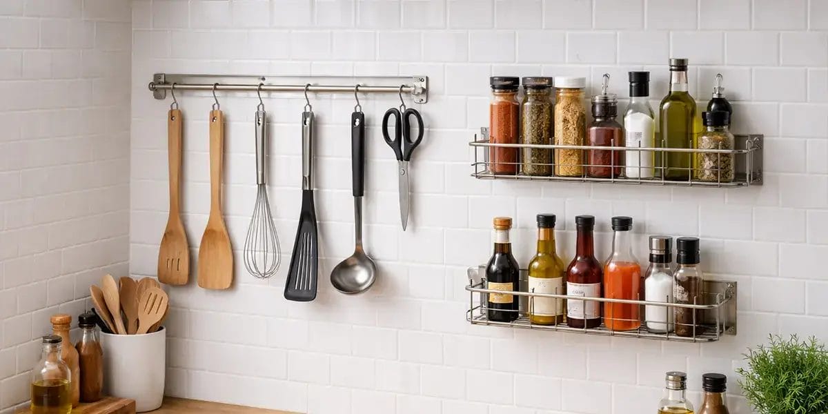 Adhesive Wall Storage