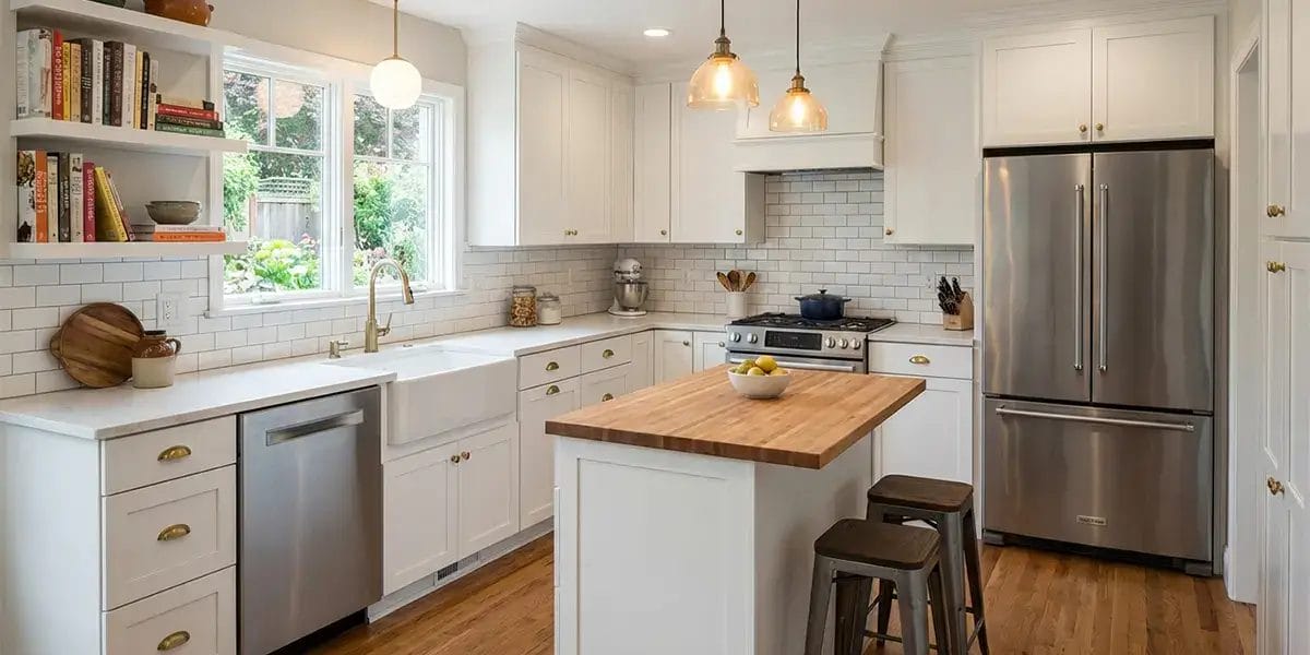 beautiful and practical small kitchen