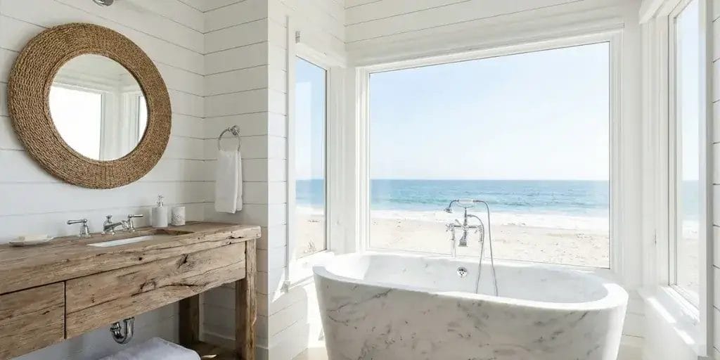 Coastal Resort Style Bathroom