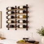 Elegant Wall Mounted Wine Rack in a Luxury Interior
