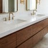 Modern American-Style Brass Accented Bathroom1