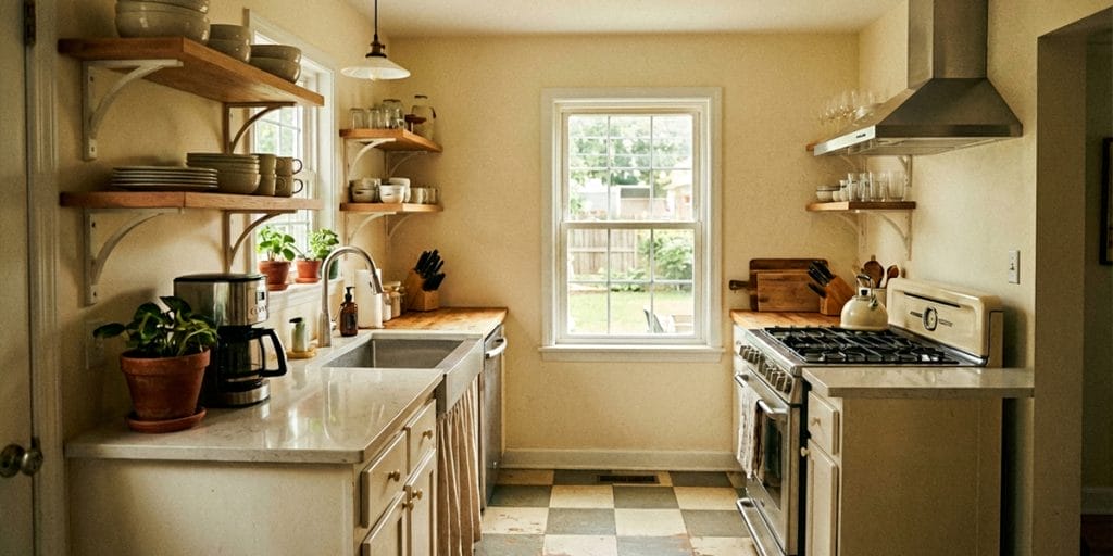 Modern Kitchen with a Classic Film Look