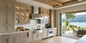 Transitional Kitchen Wall Cabinets