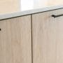 Ash Wood Kitchen Cabinet