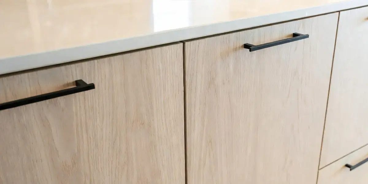 Ash Wood Kitchen Cabinet