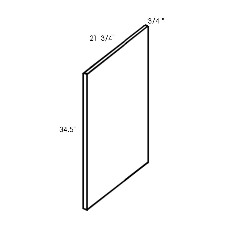 Base Full Height Door Match End Panel BFD22