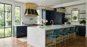 Modern Glam Kitchen Design1