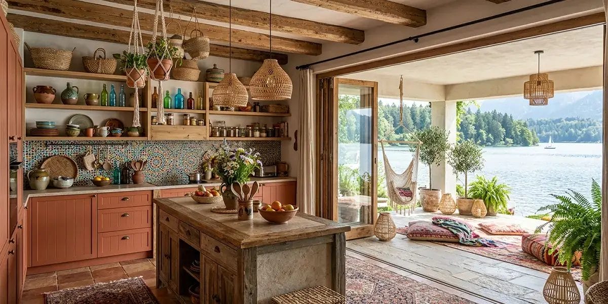 Bohemian Lake Kitchen