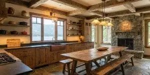 Coastal Lakeside Kitchen