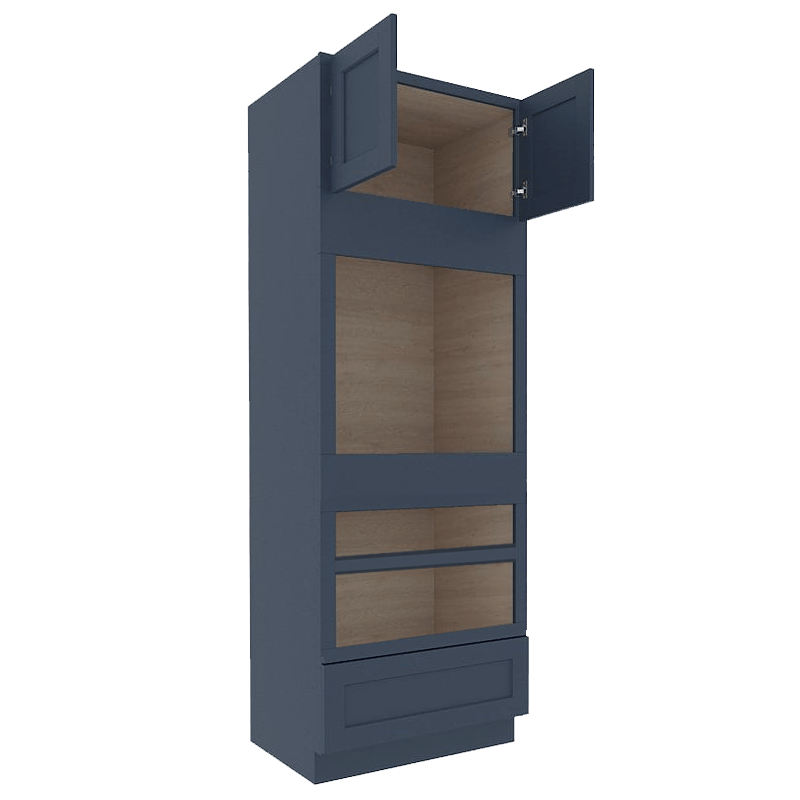 Imperial Midnight Blue Shaker Tall Oven Cabinet--Two Ovens OC339024