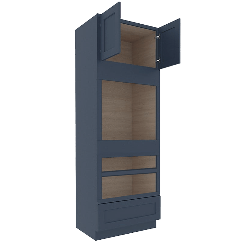 Imperial Midnight Blue Shaker Tall Oven Cabinet--Two Ovens OC339624