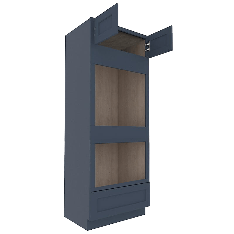 Imperial Midnight Blue Shaker Tall Oven Cabinet--Two Ovens OC338424