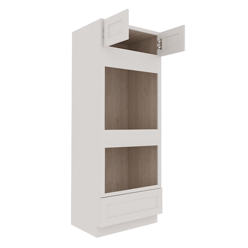 Serene Dove White Shaker Tall Oven Cabinet OC338424