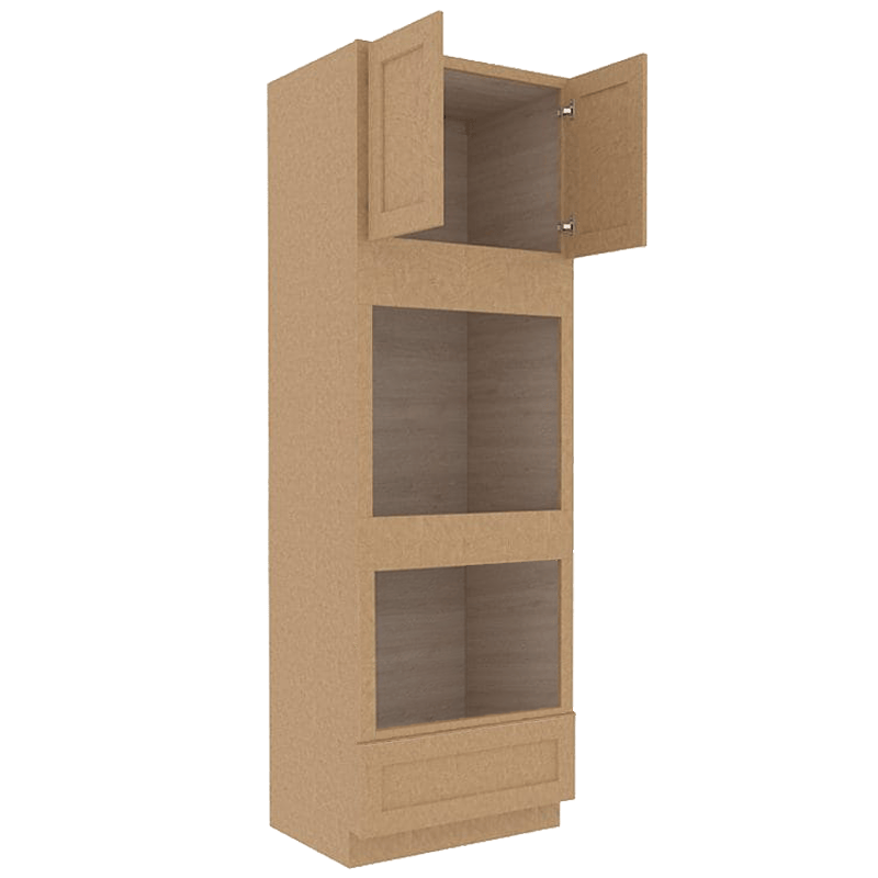 Noble Honey Wheat Shaker Tall Oven Cabinet OC339624