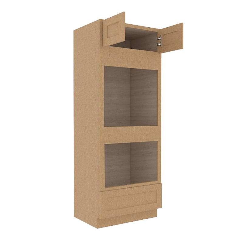 Noble Honey Wheat Shaker Tall Oven Cabinet OC338424
